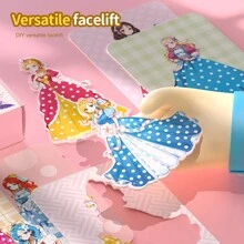 12pcs Princess Themed Diy Crafts For Children, Need To Be Handmade By Themselves, Suitable As Gifts For Girls Aged 3-6 - Multicolor - View 3