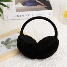 1pc Women's Winter Warm Plush Ear Warmers Ear Muffs With Faux Rabbit Fur, Extra Thick & Comfortable For Outdoor Activities