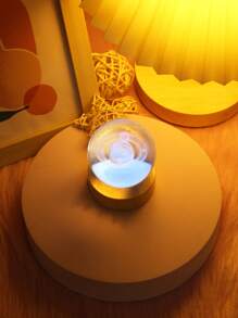 1pc Colorful Nightlights Illuminate Crystal Ball Decorative Lights Saturn Shaped/Milky Way Holiday Gift Decorative Lights For Your Loved Ones - Multicolor - View 5