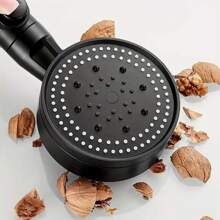 1入組6種淋浴擁有選項的蓮蓬頭 - 黑色 - 查看 8