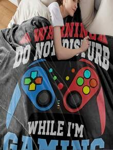 1條柔軟、親膚的現代圖形塗鴉灰條紋數字印花法蘭絨毛毯,使用於遊戲機、禮品、沙發、午睡、床上、辦公室、汽車、寵物、所有季節露營等。有3種尺寸:100cm*150cm/130cm*150cm/150cm*200cm - 彩色 - 查看 4