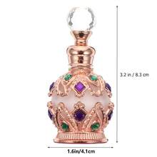 15ml/1入 Hareem Al Sultan Golden 2023 磚形精華瓶,阿拉伯女性香水瓶,復古精油香水瓶,女性禮物,旅行配件,情人節禮物（無香水,僅空瓶）香水收納盒豪華典雅鑽石畫禮品婚禮派對假日女性女孩閃亮優雅高貴