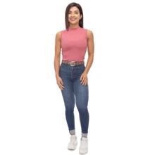 Women Tank Tops & Camis - 粉色 - 查看 2