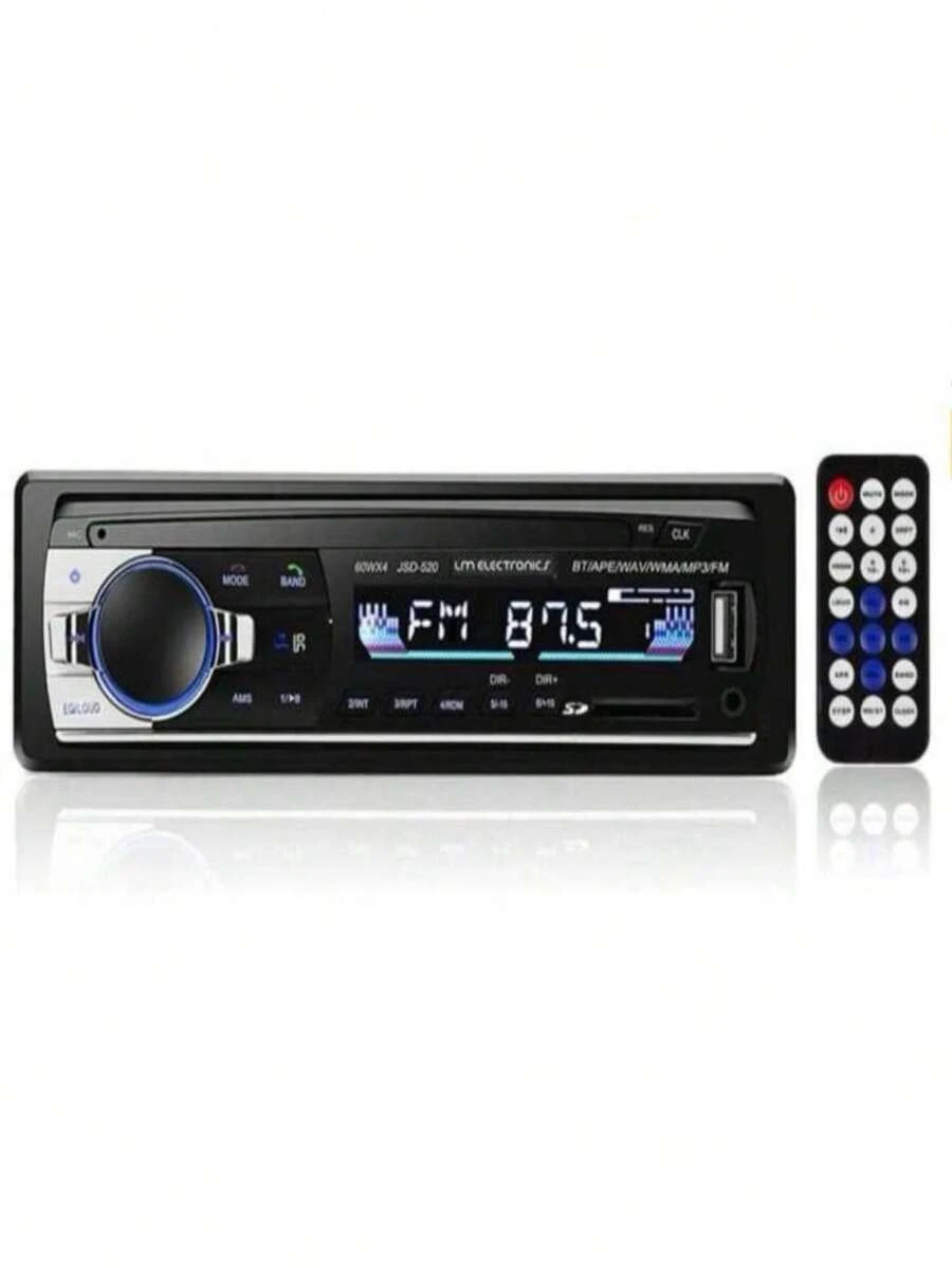 Autostereo Mp3 Jsd-520s Bluetooth Usb 1 Din Radio Fm Aux - Black - View 1