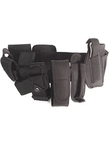 1pc Training Belt, 10-in-1 Duty Belt , Practical Modular Equipment System Nylon Safety Law Enforcement Belt, With Bag And Adjustable For 35-45 Inches, Black