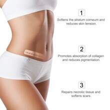 1 Box 3 Meter Self-adhesive Silicone Gel Sheet For Scars - Brown - View 5