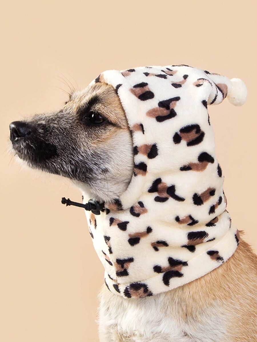 1頂實色羊毛帽,有趣的寵物帽子,既可裝飾又可保暖 - 彩色 - 查看 1