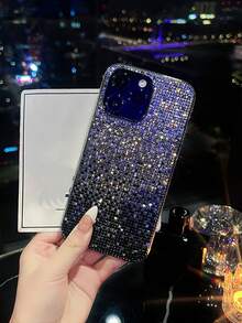 1 Miếng Biến đổi dần Kim cương Nạm Ốp lưng & bao da điện thoại Tương thích với iPhone - màu đen - Xem 2