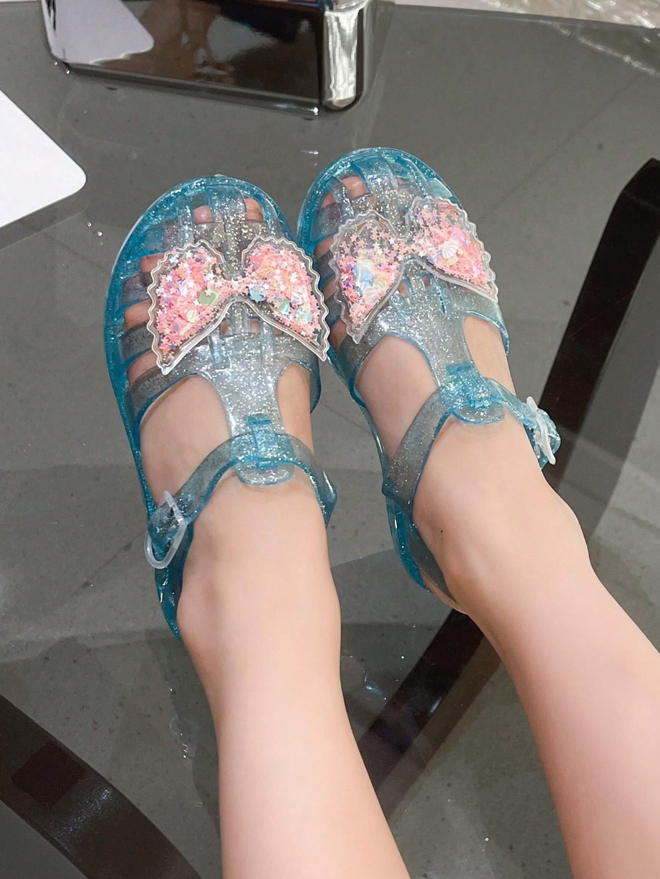 Mint Green Flat Sandals/roman Shoes With Bowknot Design SHEIN USA