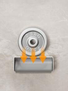 WORTHBUY 1pc Plastic Wall-mounted Garbage Bag Storage Rack, Wall-mounted Punch-free Storage Rack With Large Capacity For Garbage Bag Storage Suitable For Home Kitchens - Light Grey - View 3