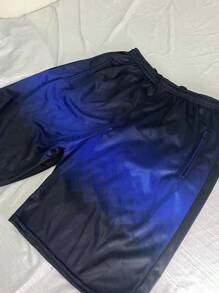 Men Shorts - Navy Blue - View 4