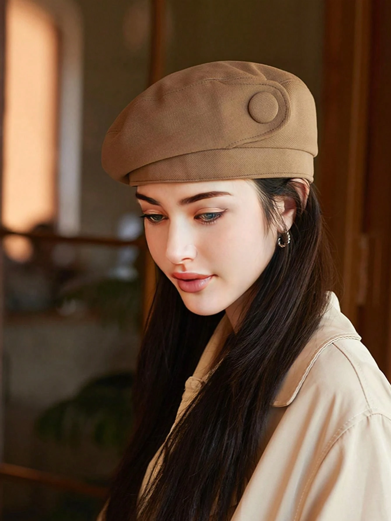 Cappellino Da Baseball Tinta Unita Blu 100% Puro Cashmere - Foto 14