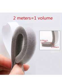 2 Porta & Janela Tira De Vedação , Eva Autoadesivo Espuma Tipo Esponja , Insonorização Porta & Janela Espuma Tipo À Prova De Poeira Tira De Vedação