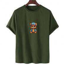 Women T-Shirts - 軍綠色 - 查看 1