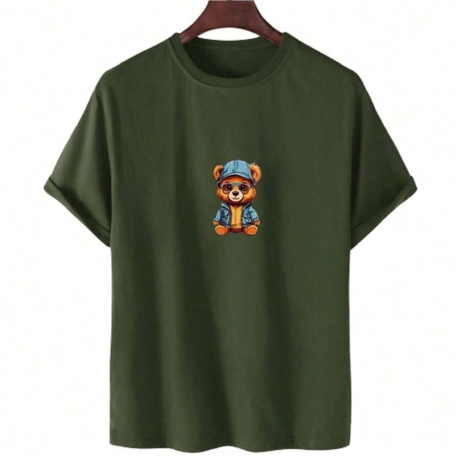 Women T-Shirts - 軍綠色 - 查看 1