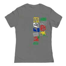 Nearly There Stay Strong Graphic Ladies Cotton Short-Sleeve T-Shirt - Grey - View 2