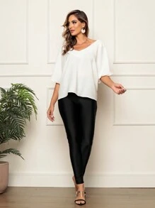 Women Tops - 白色 - 查看 4