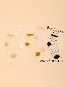 5 đôi vớ lưới tuyệt đối - Nhiều màu - Xem 3