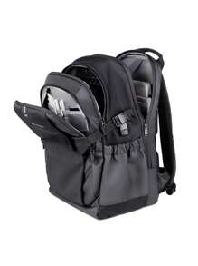 Maleta Deportiva, Mochila para Laptop de 17 Pulgadas con Puerto USB y Broches de Seguridad, Impermeable. Bluelander. - Negro - Ver 1