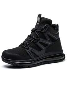 UMBURLLY 男式钢头工作鞋，凯夫拉防压防刺穿全气垫软减震鞋底