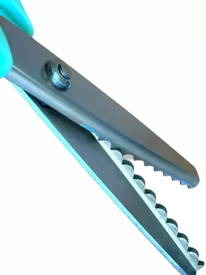 Tesoura Escalope 7mm Corte De Ondinha Desenho Onda Scrapbook