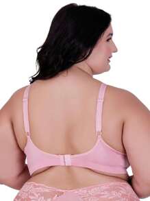 Plus Size Bras & Bralettes - 淺粉色 - 查看 2