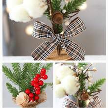 Christmas Decoration Red Berries Style - Red - View 4