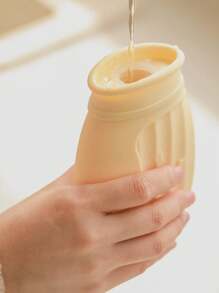 1入隻卡通矽膠暖水袋,防爆裝置,可愛的毛絨毛絨水壓手暖器,適用於兒童