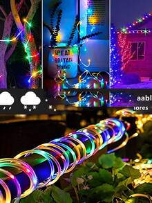 Serie De Luces LED Manguera 10 Metros 8 Modos De Iluminación - Multicolor - Ver 5