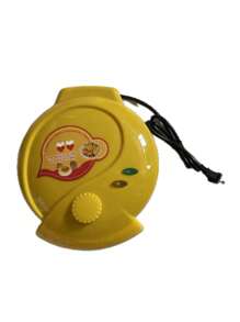 MÁQUINA PARA HACER MINI PANCAKES CON 7 FIGURAS DIFERENTES / FÁCIL DE USAR / ANTIADHERENTE - Amarillo - Ver 2