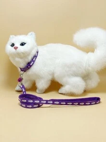 1 Pieza Correa Para Mascota En Color Morado