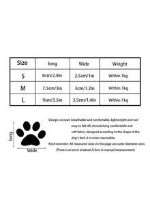 Pet Anti-slip Socks Set (4pcs) - Multicolor - View 4
