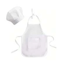 Disfraz Chef Bebé, Gorro Chef Set De 2 Piezas - Blanco - Ver 2