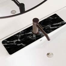 1pc Coffee Themed Vintage Pattern Waterproof Absorbent Coaster, Kitchen Mat, Perfect For Coffee Bar, Kitchen Counter And Coffee Machine