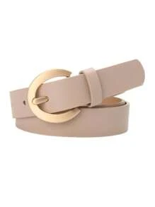 1個時尚簡約女士腰帶,適用於牛仔褲、外套和毛衣,適用於女孩的裝飾腰帶