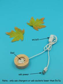 1pc Colorful Nightlights Illuminate Crystal Ball Decorative Lights Saturn Shaped/Milky Way Holiday Gift Decorative Lights For Your Loved Ones - Multicolor - View 3