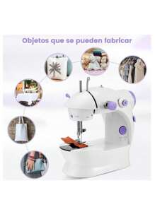 MÁQUINA DE COSER PORTÁTIL ELÉCTRICA MULTIFUNCIONAL CON LUZ LED - Blanco - Ver 7