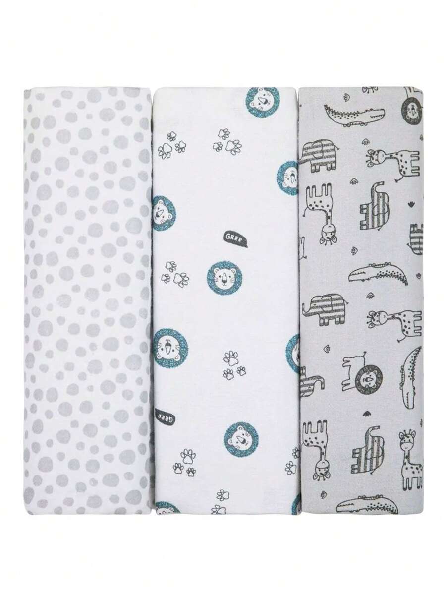 Baby Swaddling Blankets - Grey - View 1