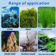 1個50ml水族景觀強力膠,透明且耐水,適用於珊瑚、石頭、水生植物等黏合