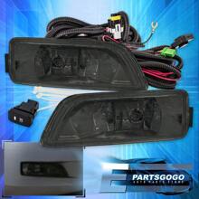 Black Lens Fog Lights + Switch For 2003-2007 Honda Accord / 2004-2008 Acura TL