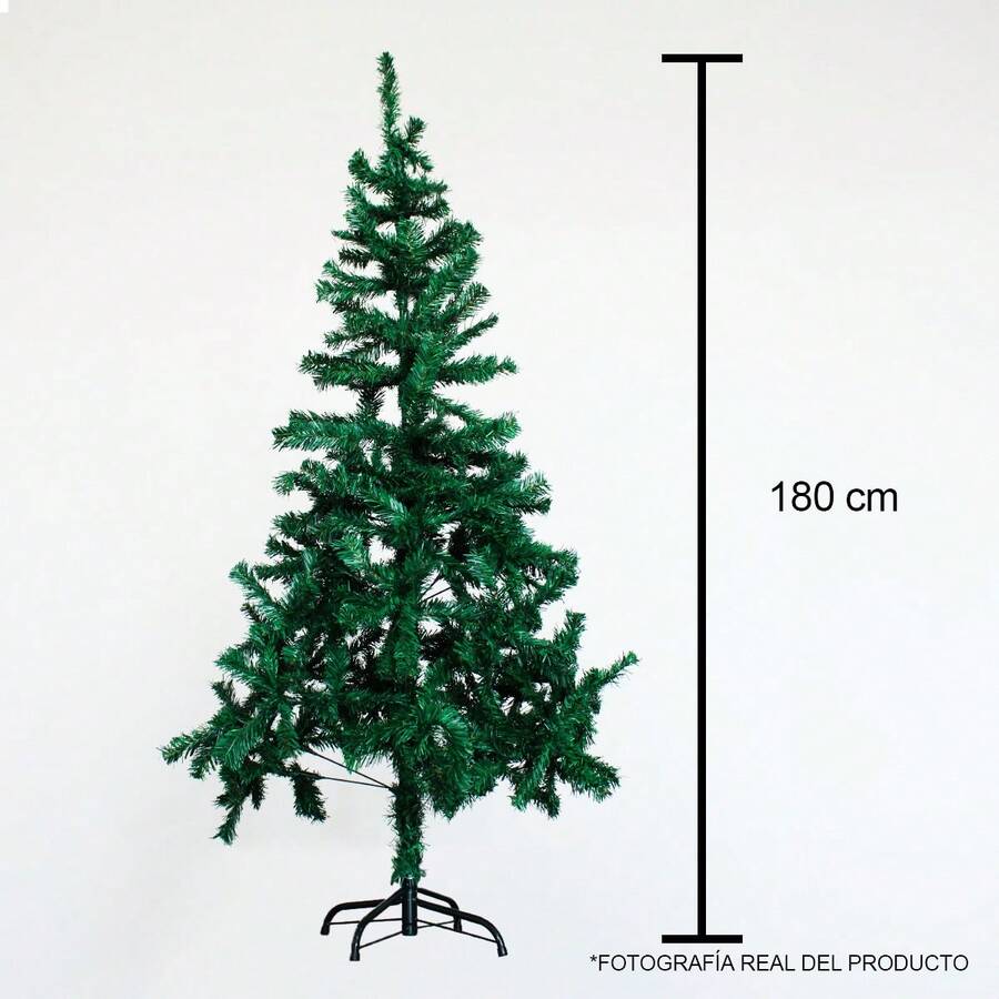 Arbol De Navidad Artificial Verde Frondoso 1.80 CM - Verde - Ver 1