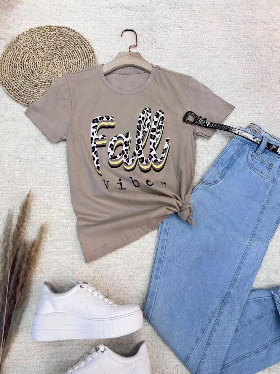 Women T-Shirts - 米色 - 查看 1