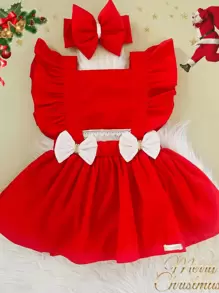 Baby Girls Jumpsuits - Đỏ - Xem 2