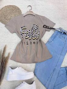 Women T-Shirts - 米色 - 查看 4