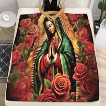 1入創意天使設計柔軟家用毛毯 - 彩色 - 查看 4