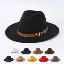 1 件英倫風時尚休閒牛仔帽,帶有個性化裝飾帶,升級您的風格!非常適合萬聖節、聖誕節、新年派對、舞會和婚禮