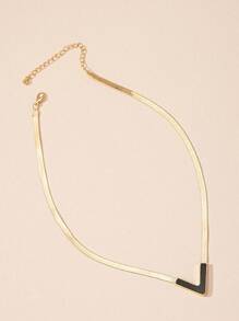 1pc Niche Designed Simple Fashionable Collarbone Necklace
