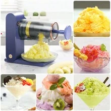Shaved Ice Maker, Slush Machine With Stainless Steel Blades For Snow Cone, Ice Dish, Ice Cube Mold, Ice Shaver - Multicolor - View 2