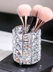 Makeup Brush Storage Organizer, 1pc Multifunctional Makeup Brushes Dryer Large Capacity Organizer Holder Stand, Tray Support Display Suitable For Vanity, Bathroom Countertops, Cabinets To Hold Eye/Lip Pencils, Lip Gloss, Liners, Lipstick, Eyeshadow, Concealers,Room,Home,Bedroom,Bathroom,House,Pink Room,Living Room Decor,Travel Stuff,Gift Bag,Gifts For Mom,Dad,Men,Friends,Teacher,Birthday,Wedding,Desk,Shelves,Accessories,Gift Boxes,Funny Gift,Storage,Makeup Brush Holder ,Jewellery Box,Pouch,Makeup Brush Holder,Brush Holder,Perfume Organiser,Pouch Bag