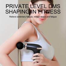 件 3 色新產品創意專業迷你深層組織衝擊振動身體肌肉迷你按摩槍（黑色）） - 黑色 - 查看 9